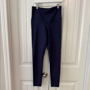 Marika Navy Leopard Print Patterned Leggings